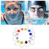 12PCS Swimming Nose Clips Silicone Reusable Swim Diving Surfing Nose Clips Anti-Slip or Adults Children - Random Color view 2