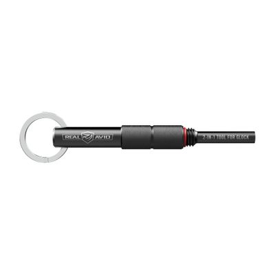 Real Avid 2-in-1 Tool for Glock Handguns, Includes Front Sight Tool & Disassembly Tool, Compatible with Glock 19, 17, 43, 26, 22, 48 & More