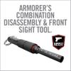 Real Avid 2-in-1 Tool for Glock Handguns, Includes Front Sight Tool & Disassembly Tool, Compatible with Glock 19, 17, 43, 26, 22, 48 & More view 2