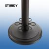GSE Games & Sports Expert Stand-Style Metal Billiard Pool Cue Rack Only, Holds 6 Pool Sticks, Floor Stand Billiard Cue Rack (Matte Black) view 3