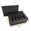 5 Pistol 24 Magazine Storage Foam Insert for Pelican 1550 Case - 2 Piece Set Pre-cut Military Grade Polyethylene Foam Base Insert and Lid Liner (Case Not Included) view 4