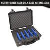 5 Pistol 18 Magazine Storage Foam Insert For Pelican 1520 Case | 2 Piece Set Pre-Cut Military Grade Polyethylene Foam Base Insert And Lid Liner (Case Not Included) view 2