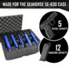 5 Pistol 12 Magazine Storage Foam Insert for Seahorse SE-630 Case - 2 Piece Set Pre-cut Military Grade Polyethylene Foam Base Insert and Lid Liner (Case Not Included) view 2