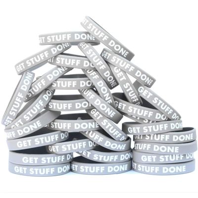 SayitBands Fifty (50) Get Stuff DOne (1) Wristband Bracelets
