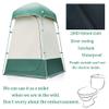 Outdoor Shower Tent Changing Room Privacy Portable Camping Shelters (White+Green) view 4