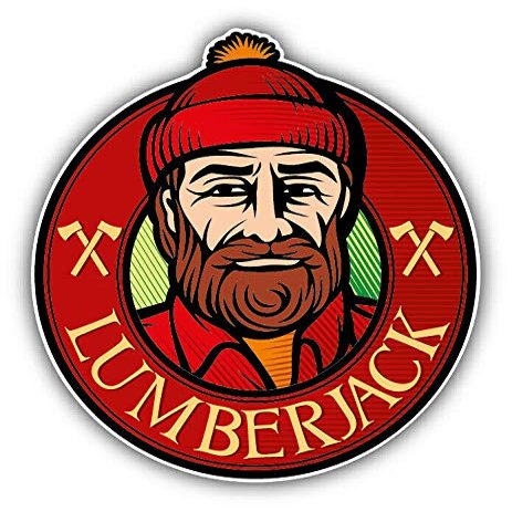 KW Vinyl Magnet Lumberjack Label Truck Car Magnet Bumper Sticker Magnetic 5"