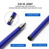 GSE Games & Sports Expert 58" 2-Piece Fiberglass Graphite Composite Billiard Pool Cue Stick for Men/Women, Billiard Cue Stick for House or Commercial/Bar Use (Blue, 18 Oz) view 3