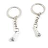 1 Item Metal Keychain Keyring Key Tags Chains Rings Jewelry Bag Charms D5LK5 Microphone view 1