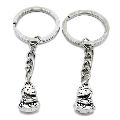 1 Item Metal Keychain Keyring Key Tags Chains Rings Jewelry Bag Charms E4TJ5 Chinese Zodiac Snake