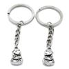 1 Item Metal Keychain Keyring Key Tags Chains Rings Jewelry Bag Charms E4TJ5 Chinese Zodiac Snake