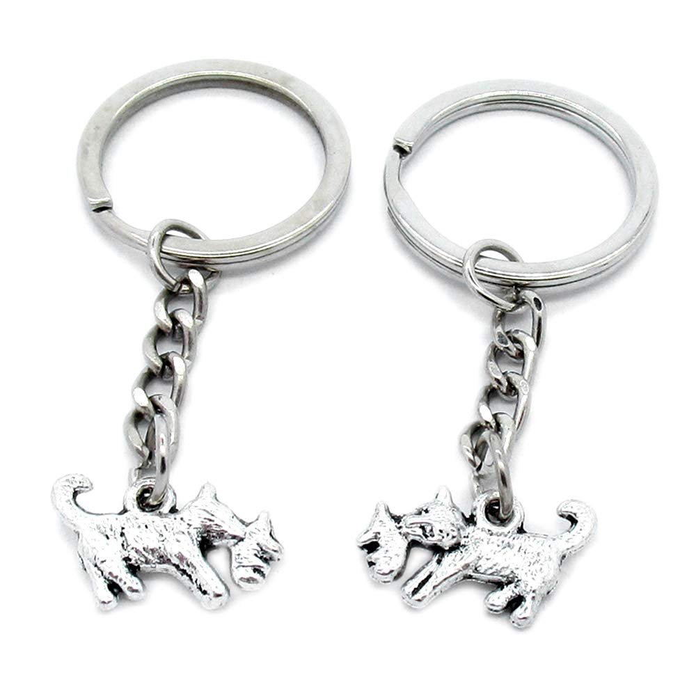 1 Item Metal Keychain Keyring Key Tags Chains Rings Jewelry Bag Charms B5FB7 Dogs Mother Child Parent