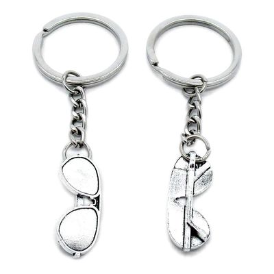 1 Item Metal Keychain Keyring Key Tags Chains Rings Jewelry Bag Charms H0TH5 Sunglasses