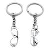 1 Item Metal Keychain Keyring Key Tags Chains Rings Jewelry Bag Charms H0TH5 Sunglasses view 1