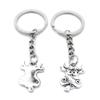 1 Item Metal Keychain Keyring Key Tags Chains Rings Jewelry Bag Charms J0KC6 Cartoon Calf Cow view 1