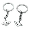 100 Items Metal Keychain Keyring Key Tags Chains Rings Jewelry Bag Charms I2AI8 Planet Star view 1