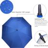 G4Free 62 inch Extra Large Windproof Golf Umbrella Automatic Open Umbrella Double Canopy Vented Anti UV Sun Protection Stick Umbrellas?Sapphire? view 4