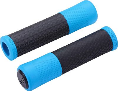 BBB BHG-97 442560 Viper Bicycle Grip, 5.1 inches (130 mm), Soft Material, Black/Blue
