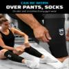 THEFITGUY Deadlift Shin Guards, 5mm Dense Neoprene Protection, Easy On-Off, No Need to Take Off Shoes - for Weightlifting and Functional Training (Pair) view 4