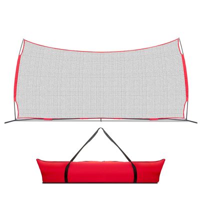 20x10 Sports Barrier Net  Heavy Duty Lacrosse Backstop Netting, 200 Sq Ft Ball Stop Net for Backyard | Baseball, Soccer, Softball, Basketball, Hockey & Multi-Sport Training | Easy Setup, Portable