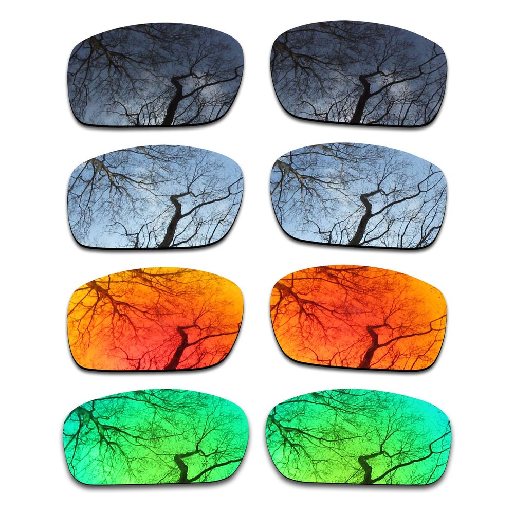 ToughAsNails Set of 4 Polarized Replacement Lenses for Oakley X Squared Pack-BSFE2