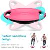 EVERYMILE Wobble Balance Board, Exercise Balance Stability Trainer Portable Balance Board with Handle for Workout Core Trainer Physical Therapy & Gym Diameter No-Skid Surface 15.7" Pink view 3