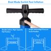 GOPLUS Double Action Hand Pump for Inflatable Boat SUP, with Pressure Gauge view 4