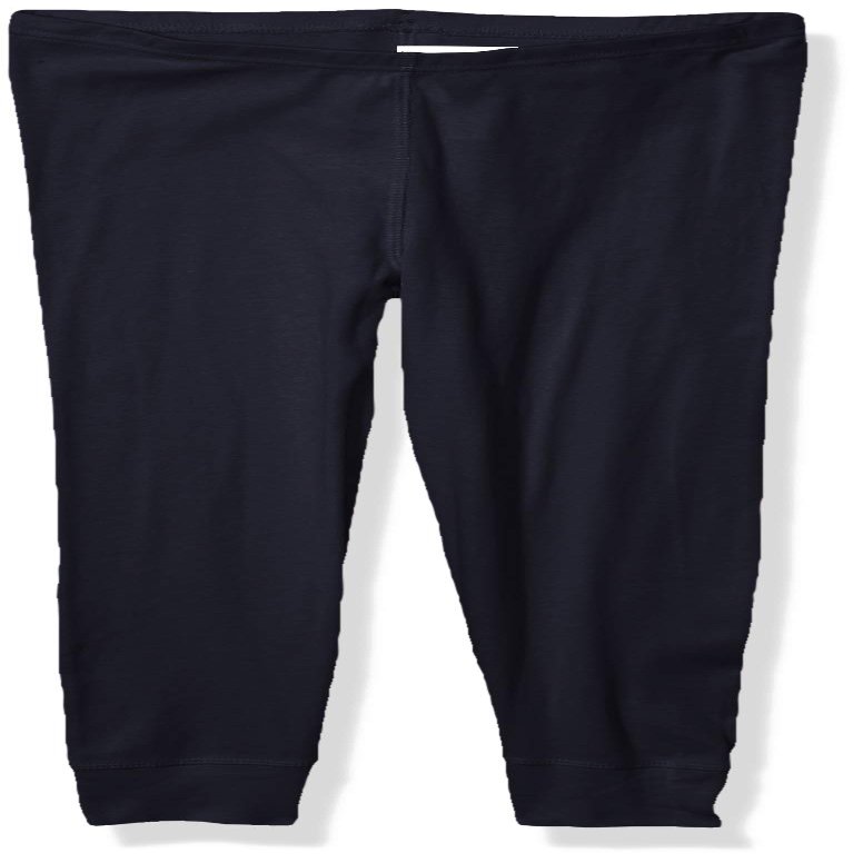AquaGuard Girls' Big Baby Rib Pajama Pant, Navy, 10
