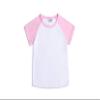 CREATOR Toddler Baby Girls Boys Short Sleeve Shirts Raglan Shirt Baseball Tee Cotton T-Shirts Pink view 1