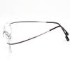 Poxas Memory Titanium Frameless Lightweight Reading Glasses Hingeless Flexibled Frames for Mens Womens (Grey, 2.5) view 3