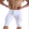 BRAVE PERSON Men's Mesh Yoga Trousers, Fitness Shorts, Cycling Pants D61-62 (XL / 32"-37", D62-White) view 1