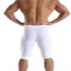BRAVE PERSON Men's Mesh Yoga Trousers, Fitness Shorts, Cycling Pants D61-62 (XL / 32"-37", D62-White) view 4