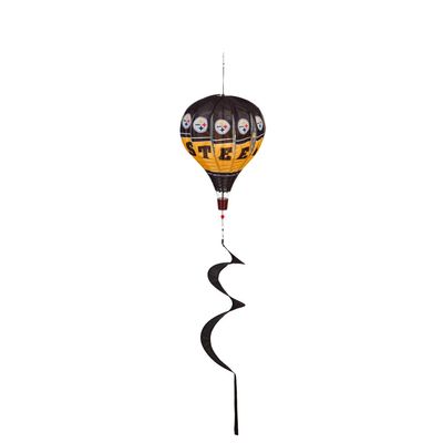 Team Sports America NFL Pittsburgh Steelers Stunning Outdoor Balloon Spinner - 12" Long x 12" Wide x 55" High