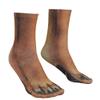 NOVELTY GIANT WWW.NOVELTYGIANT.COM Kids 3D Animal Paw Feet Print Foot Crew Socks Elastic Hosiery Dog view 1
