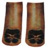 NOVELTY GIANT WWW.NOVELTYGIANT.COM Kids 3D Animal Paw Feet Print Foot Crew Socks Elastic Hosiery Dog view 3