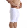 BRAVE PERSON Men's Mesh Yoga Trousers, Fitness Shorts, Cycling Pants D61-62 (L / 30"-35", D62-White) view 3