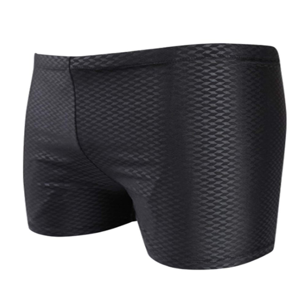 Legou Men's Jammer Boxer Short Swim Trunk XXXL Black2