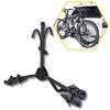 Saris All Star 2 Bike Hitch Rack with Secure & Easy to Load Platform - Adjustable Arms, Universal Hitch, Wide Wheel Trays, Ratchet Straps, Fold-Down Mast for Hatch Access view 1