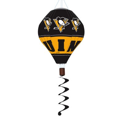 Team Sports America NHL Pittsburgh Penguins Stunning Outdoor Balloon Spinner - 12" Long x 12" Wide x 55" High
