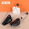 4 Pairs Adjustable Length Adult Shoe Tree Stretcher Boot Holder Shaper Support For Men Size Plastic Practical Portable Shoe Support Good Shape Shoe Tree With Tension Spring Coil view 2