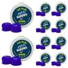 Earvolution Putty Buddies Earplugs for Swimming and Bathing - Doctor-Invented, Made in USA, Moldable Premium Silicone Plugs Help Prevent Swimmer's Ear, 10 Pair Pack - Blue view 1