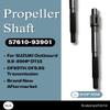Asaki Propeller Shaft Compatible with Suzuki Outboard 9.9/15 hp DF15 57610-93901 57610-90L00 view 2