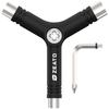 Zeato All-In-One Skate Tools Multi-function Portable Skateboard Y Tool Accessory with Y-type Allen Key and L-type Phillips Head Wrench Screwdriver view 1