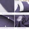 Sleeping Bag Liner Ultralight Travel Sheet Dirt-Proof Camping Sheets Compact Hotel Sack for Outdoor Backpacking Hiking (Purple, 83x71) view 3