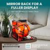 Better Display Cases Acrylic Display Case for Collectibles, Full Size Soccer Ball Display Case,Red Risers & Clear Base, Handcrafted Showcase Box.DIM;9.75" L x 9.75" W x 9.75" H. (A027-RR) view 2