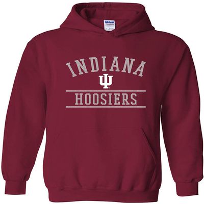 AH1161 - Indiana University Hoosiers Mesh Arch Hoodie - Medium - Cardinal