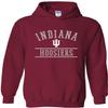 AH1161 - Indiana University Hoosiers Mesh Arch Hoodie - Medium - Cardinal view 1