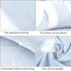 Sleeping Bag Liner Ultralight Travel Sheet Dirt-Proof Camping Sheets Compact Hotel Sack for Outdoor Backpacking Hiking (Light Blue, 83x71) view 3