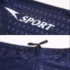 Legou Men's Quick Dry Swim Jammer with Cap L Blue view 2