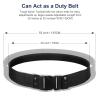 abcGoodefg 10 in 1 Black Utility Belt Tactical Police Security Belts with Pouch Men/Women Law Enforcement Duty Belt for Costume Hunting Game Belts & Bags (10 PCS, Black) view 3