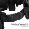 abcGoodefg 10 in 1 Black Utility Belt Tactical Police Security Belts with Pouch Men/Women Law Enforcement Duty Belt for Costume Hunting Game Belts & Bags (10 PCS, Black) view 4